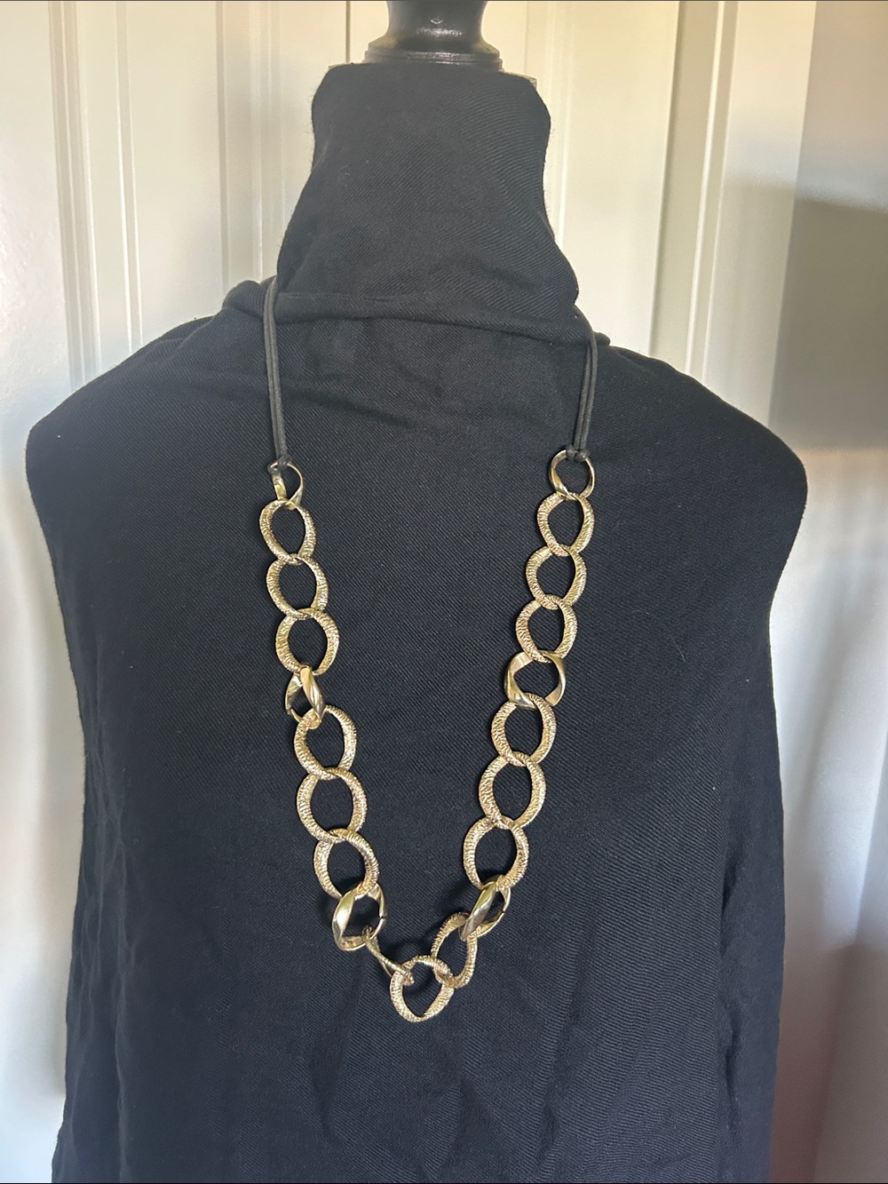 Gold Link Statement Necklace - Women Jewelry